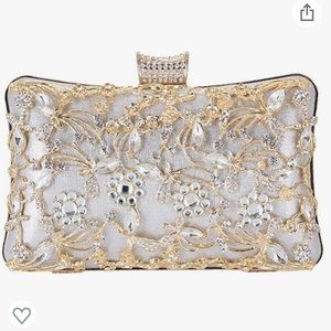 crystal clutch rhinestone evening bag